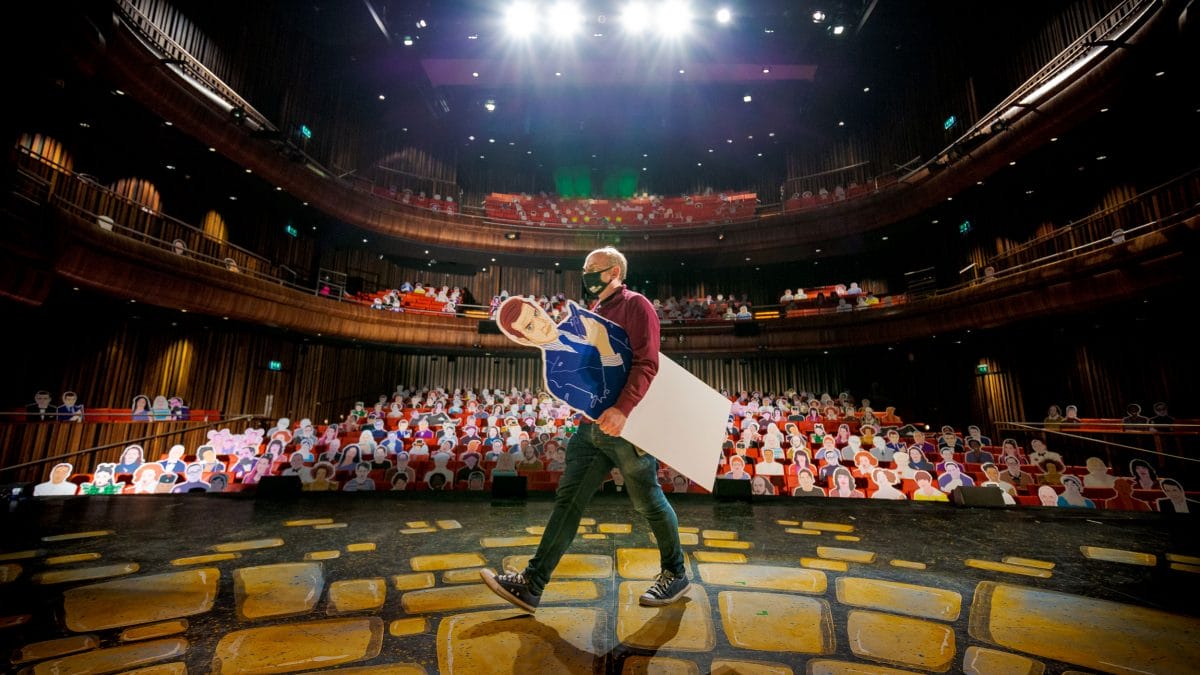Artist Ben Dickson creates a unique audience of Kent legends, ready for our reopening